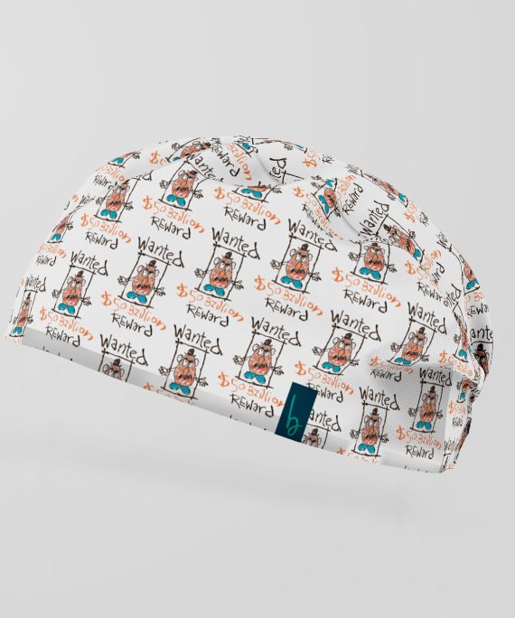 ¡Mr. Potato Head te recompensa con estilo! Un gorro quirúrgico divertido y lleno de actitud con Mr. Potato Head en su versión más icónica: Reward.