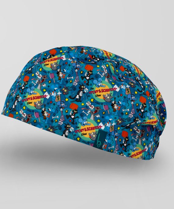 Si tu jornada necesita un poco más de caos y muchas más sonrisas, este gorro es para ti. Lleno de travesuras, colores y personajes que parecen haber escapado directo de la televisión para acompañarte en cada turno. ¡Advertencia! Puede provocar risas espontáneas entre colegas y pacientes.
